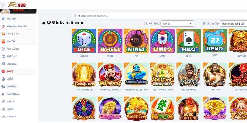 Slots game AE888 quay là nổ